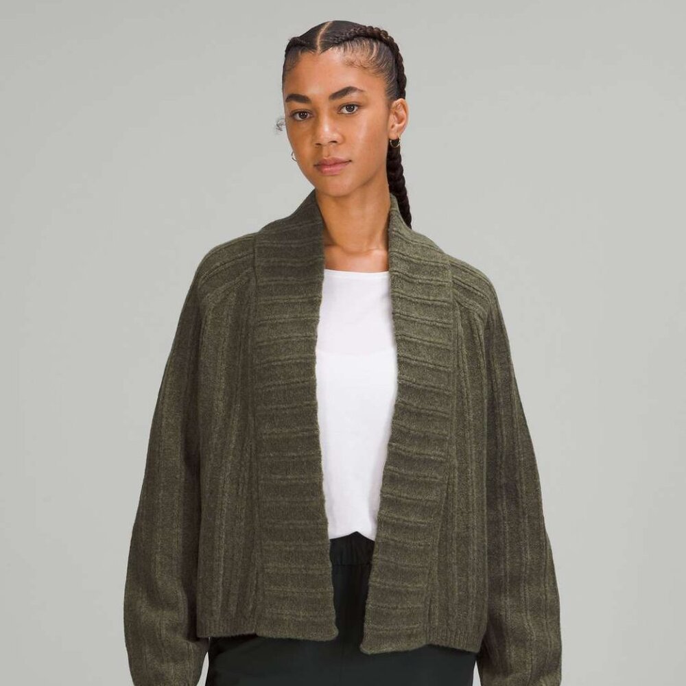 EUC -  Lululemon Twin Rib Sweater Wrap